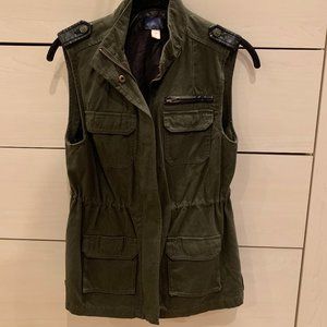 Olive Green Army Vest